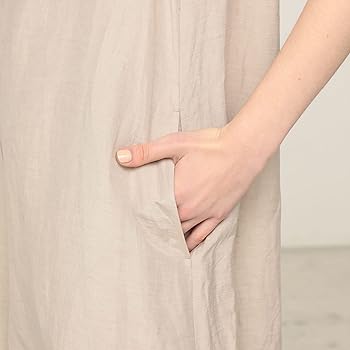 Amazon | [ギャルリー ヴィー] リネンキュプラシルク オールインワン